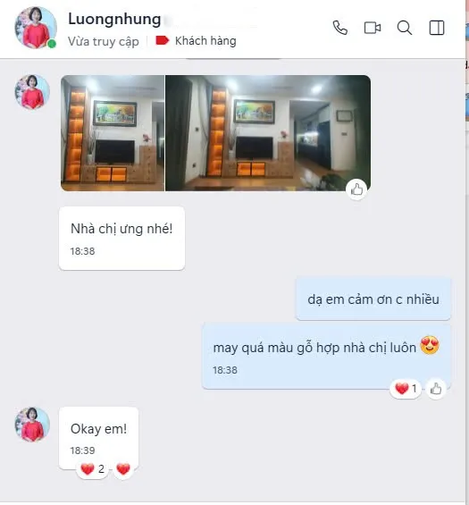 Sản phẩm anh feedback khach hang gotrangtri 2 — Công Ty Cổ Phần Sunvina Việt Nam — MST 0107728779