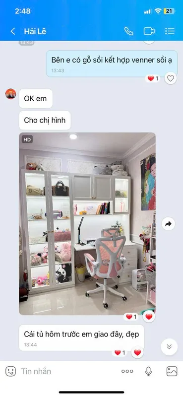 Sản phẩm anh feedback khach hang gotrangtri 21 — Công Ty Cổ Phần Sunvina Việt Nam — MST 0107728779