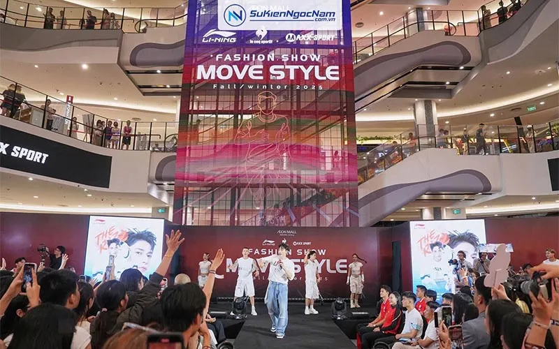 Sản phẩm Ngoc Nam Event to chuc su kien cung LI NING va ca si ISAAC MOVE IN STYLE day ca tinh quy 4 — Sự Kiện Ngọc Nam - Công Ty TNHH Dịch Vụ & Sự Kiện Ngọc Nam — MST 0107733627