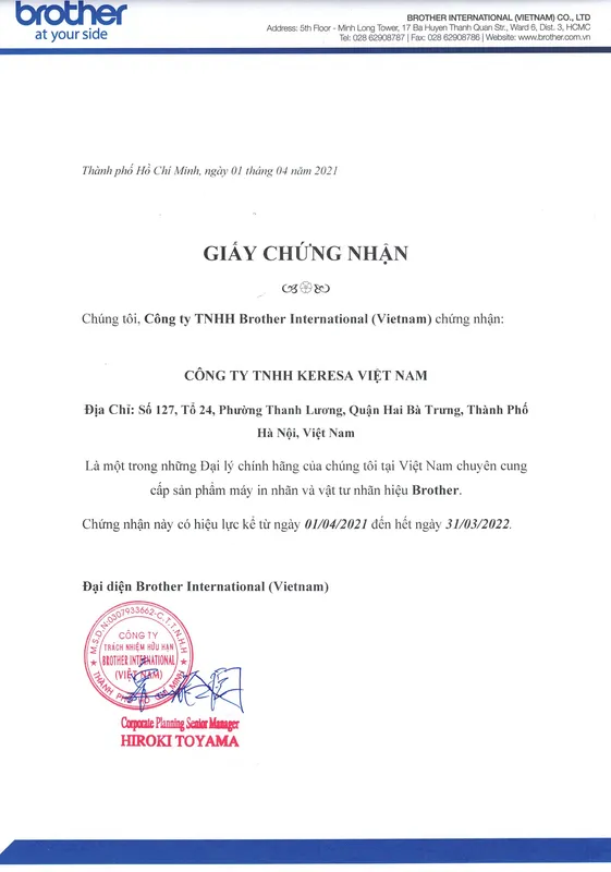 Sản phẩm Keresa_2021 — Công Ty TNHH Keresa Việt Nam — MST 0107752612