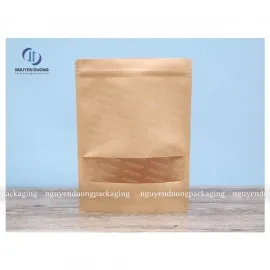 Sản phẩm tui zipper giay kraft cua so tran day dung — Công Ty TNHH Sản Xuất Và Dịch Vụ Nguyên Dương — MST 0107755959