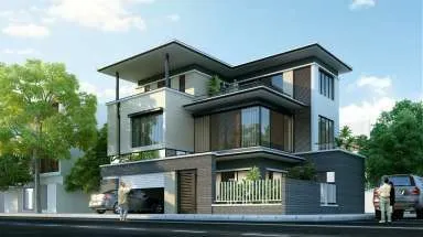Sản phẩm 2 biet thu song lap va biet thu don lap 384x215 — Kiến Trúc Trịnh Gia - Công Ty CP Kiến Trúc Và Xây Dựng Trịnh Gia — MST 0107757018
