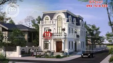 Sản phẩm biet thu 2 tang tan co dien tai ha tay 1d 384x215 — Kiến Trúc Trịnh Gia - Công Ty CP Kiến Trúc Và Xây Dựng Trịnh Gia — MST 0107757018