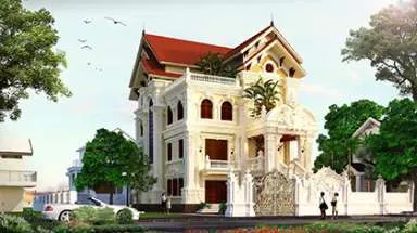 Sản phẩm mau thiet ke biet thu 3 tang tan co dien thumb 384x215 — Kiến Trúc Trịnh Gia - Công Ty CP Kiến Trúc Và Xây Dựng Trịnh Gia — MST 0107757018