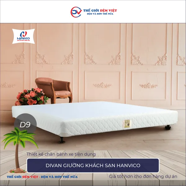 Sản phẩm Divan giường khách sạn Hanvico D9 2.JPG — Công Ty TNHH Sản Xuất Thương Mại Và Đầu Tư Thế Giới Đệm Việt — MST 0107759336