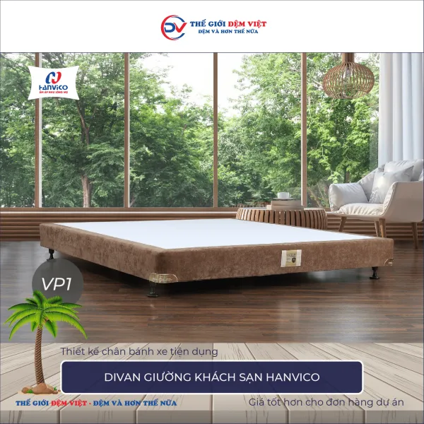 Sản phẩm Divan giường khách sạn Hanvico VP1.JPG — Công Ty TNHH Sản Xuất Thương Mại Và Đầu Tư Thế Giới Đệm Việt — MST 0107759336