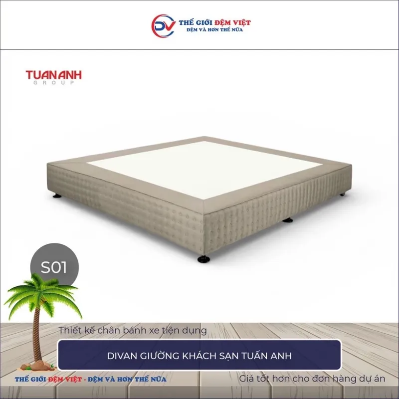 Sản phẩm Divan giường khách sạn Tuấn Anh.S01.JPG — Công Ty TNHH Sản Xuất Thương Mại Và Đầu Tư Thế Giới Đệm Việt — MST 0107759336