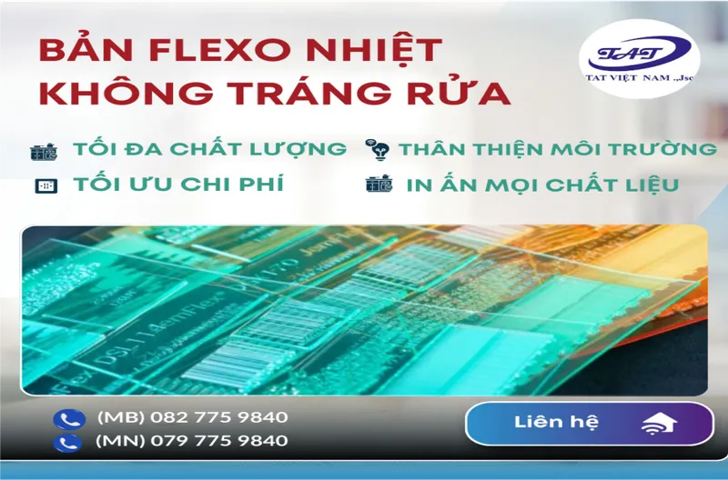 Sản phẩm 2 flexo nhiet — Vật Tư In ấn TAT - Công Ty Cổ Phần Đầu Tư Và Thương Mại TAT Việt Nam — MST 0107759840