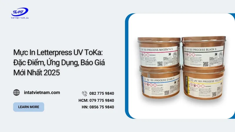 Sản phẩm muc in letterpress uv toka (1) — Vật Tư In ấn TAT - Công Ty Cổ Phần Đầu Tư Và Thương Mại TAT Việt Nam — MST 0107759840