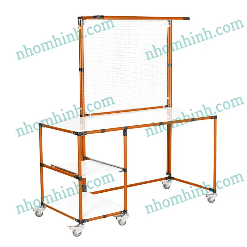 Sản phẩm Ban thao tac khung ong thep 01 — Công Ty Cổ Phần Thiết Bị Và Công Nghệ LEANWAY — MST 0107800552