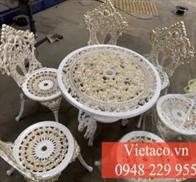 Sản phẩm ban ghe nhom duc 2 — Công Ty TNHH Công Nghệ Kỹ Thuật Việt á — MST 0107801330