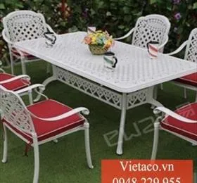 Sản phẩm ban ghe nhom gang duc 1 — Công Ty TNHH Công Nghệ Kỹ Thuật Việt á — MST 0107801330