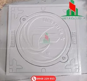 Sản phẩm nap ho ga khung duong vuong nap tron co hoa van — Công Ty TNHH Công Nghệ Kỹ Thuật Việt á — MST 0107801330