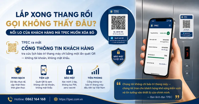 Sản phẩm cong thong tin khach hang — Thang Máy TPEC - Công Ty TNHH TPEC Việt Nam — MST 0107803190