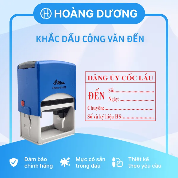 Sản phẩm KD Cong van den min — Khắc Dấu Hoa Hướng Dương - Công Ty TNHH Luật Hoàng Dương — MST 0107804532