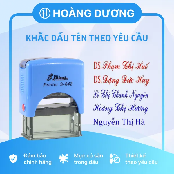 Sản phẩm KD ten — Khắc Dấu Hoa Hướng Dương - Công Ty TNHH Luật Hoàng Dương — MST 0107804532