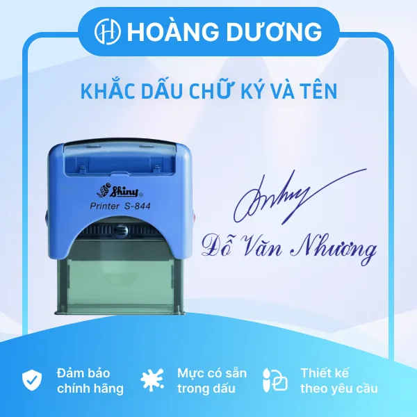 Sản phẩm Kd chu ky va ten — Khắc Dấu Hoa Hướng Dương - Công Ty TNHH Luật Hoàng Dương — MST 0107804532