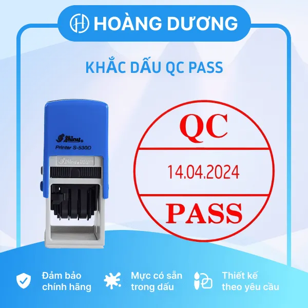 Sản phẩm Khac dau QC PASS min — Khắc Dấu Hoa Hướng Dương - Công Ty TNHH Luật Hoàng Dương — MST 0107804532
