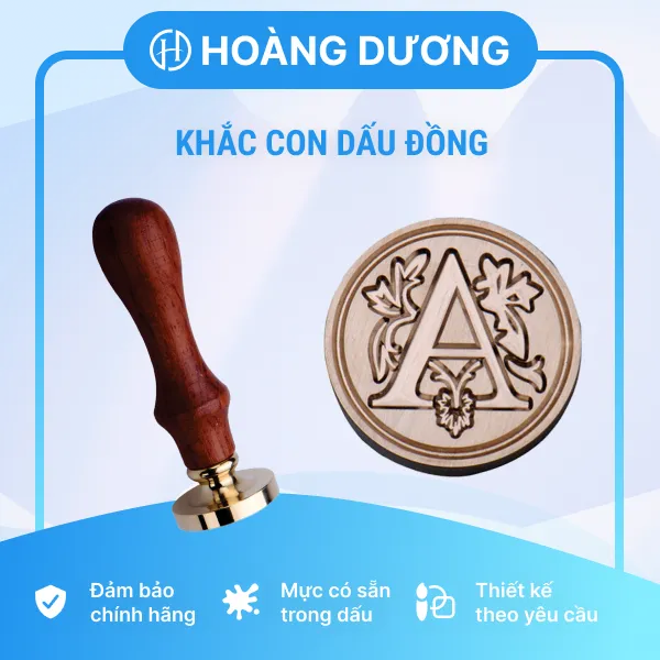 Sản phẩm Khac dau bang dong — Khắc Dấu Hoa Hướng Dương - Công Ty TNHH Luật Hoàng Dương — MST 0107804532