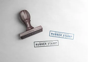 Sản phẩm Rectangle Rubber Stamp Mockup 2 — Khắc Dấu Hoa Hướng Dương - Công Ty TNHH Luật Hoàng Dương — MST 0107804532