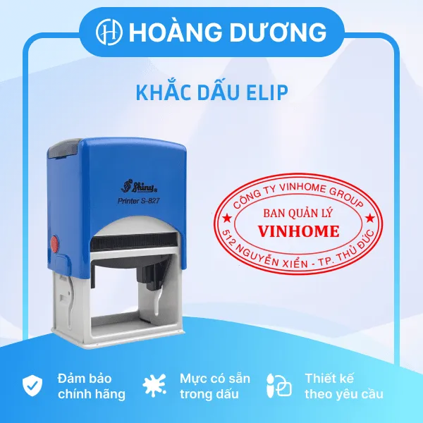Sản phẩm kd elip min — Khắc Dấu Hoa Hướng Dương - Công Ty TNHH Luật Hoàng Dương — MST 0107804532