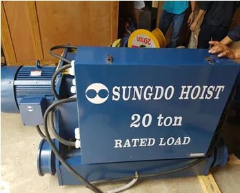 Sản phẩm pa lang sungdo 20 tan doi — Công Ty CP Thiết Bị Nâng Hạ Và Xây Lắp Công Nghiệp Hà Nội — MST 0107806000