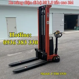 Sản phẩm Xe nang tay dien cao 300x300 — Công Ty TNHH Thiết Bị Vật Tư Công Nghệ Thăng Long — MST 0107810906