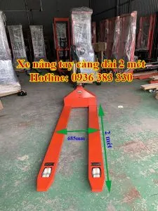 Sản phẩm Xe nang tay cang dai 2m 225x300 — Công Ty TNHH Thiết Bị Vật Tư Công Nghệ Thăng Long — MST 0107810906