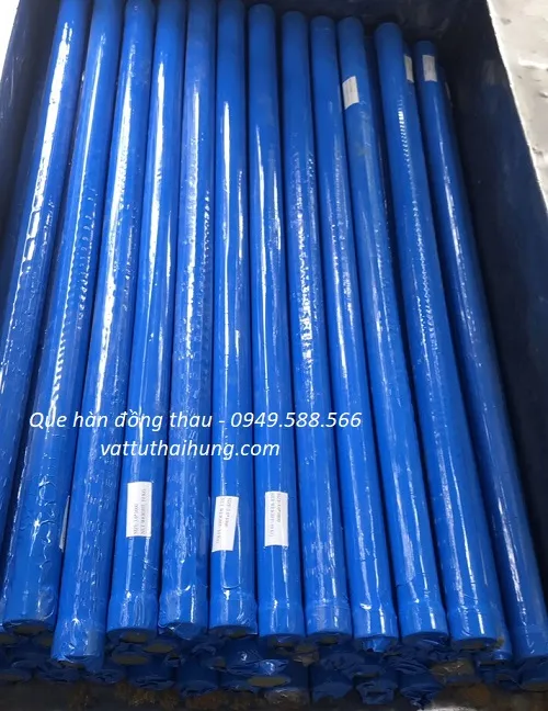 Sản phẩm Que han dong thau — Công Ty Cổ Phần Vật Tư Thái Hưng — MST 0107821880