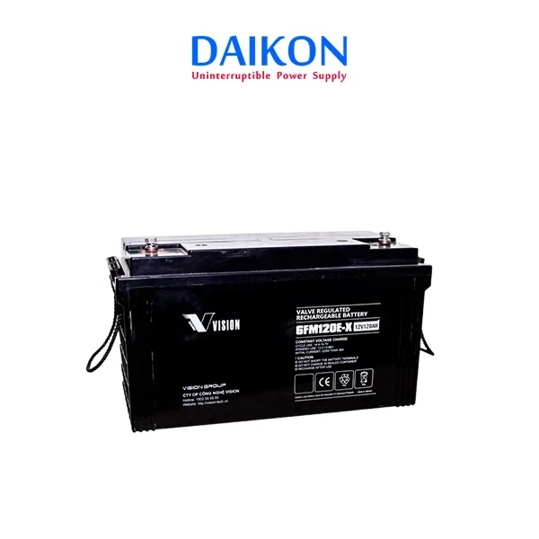 Sản phẩm Ac quy Vision 12V 120Ah 6FM120E X — Công Ty TNHH Daikon — MST 0107863337
