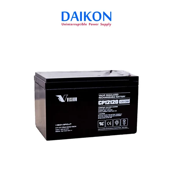 Sản phẩm Ac quy Vision 12V 12Ah CP12120 — Công Ty TNHH Daikon — MST 0107863337