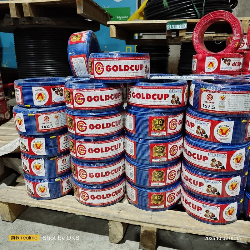 Sản phẩm day gold cup — Công Ty TNHH Thiết Bị Điện Nhật Hoàng — MST 0107872405
