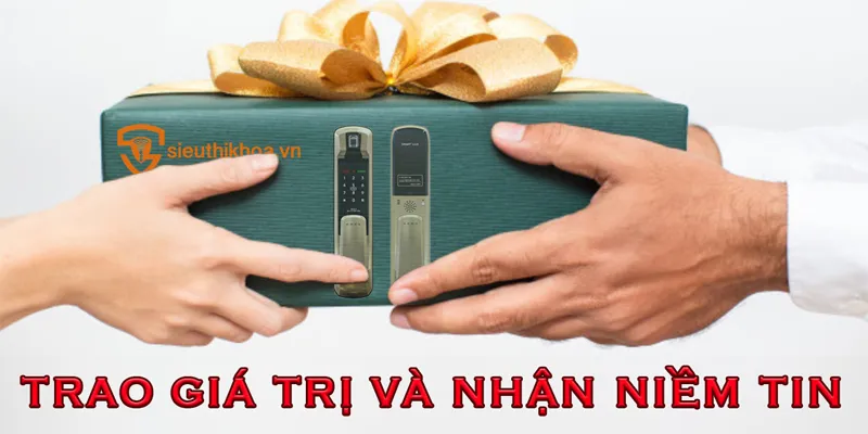 Sản phẩm Anh bìa TRAO GIA TRI NHAN NIEM TIN — Công Ty Cổ Phần Đầu Tư RICGroup — MST 0107875798