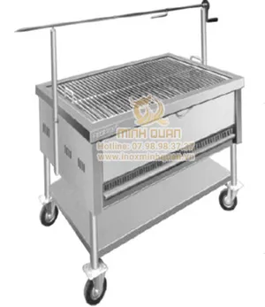 Sản phẩm lo quay heo bang than — Inox Minh Quân - Công Ty TNHH Sản Xuất Cơ Khí Minh Quân — MST 0107887923