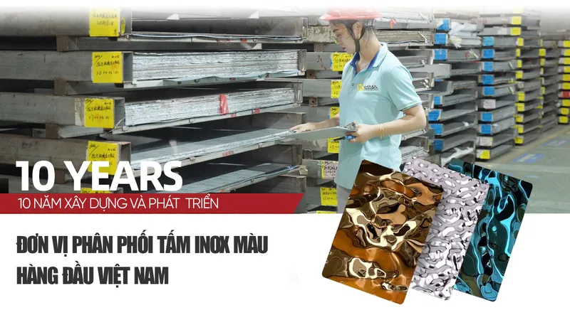 Sản phẩm inox dong phuong don vi phan phoi tam inox ma mau trang tri hang dau viet nam 1 — Công Ty CP Quảng Cáo Đông Phương Hà Nội — MST 0107890757
