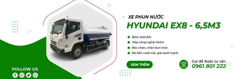 Sản phẩm xe phun nuoc hyundai ex8 e1631530953698 — Công Ty CP Cơ Khí Ô Tô Việt Nam — MST 0107915754