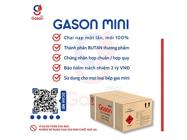 Sản phẩm thung gas mini gason — Gas Công Nghiệp HT Việt Nam - Công Ty TNHH Khí Công Nghiệp HT Việt Nam — MST 0107925706