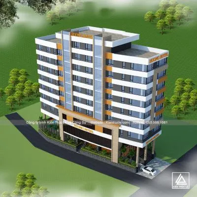 Sản phẩm 1567998703 Mau thiet ke khach san 3 sao 10 tang hien dai dep — Nội Thất Kiến Trúc Lê - Công Ty TNHH Kiến Trúc Lê Và Cộng Sự — MST 0107938737
