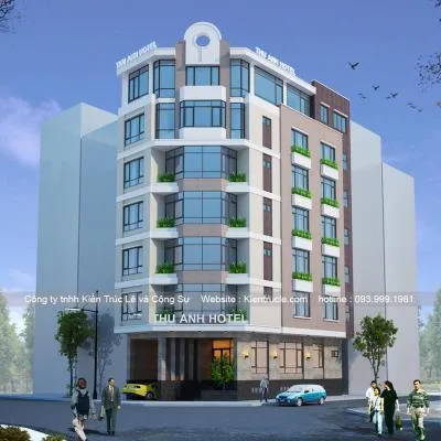 Sản phẩm 1567999039 Mau thiet ke khach san mini 2 mat tien 7 tang 200m2 dep — Nội Thất Kiến Trúc Lê - Công Ty TNHH Kiến Trúc Lê Và Cộng Sự — MST 0107938737