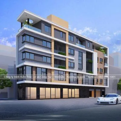 Sản phẩm 1578045287 Nha 5 tang o ket hop kinh doanh — Nội Thất Kiến Trúc Lê - Công Ty TNHH Kiến Trúc Lê Và Cộng Sự — MST 0107938737
