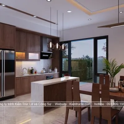 Sản phẩm 1600171184 Nha bep dep hien dai — Nội Thất Kiến Trúc Lê - Công Ty TNHH Kiến Trúc Lê Và Cộng Sự — MST 0107938737