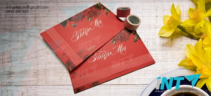 Sản phẩm thiep moi — In Thiết Kế INT - Công Ty TNHH In INT Việt Nam — MST 0107939603