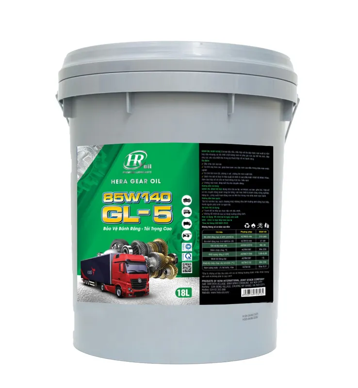 Sản phẩm HERA GEAR OIL 85W140 GL 5 — Công Ty Cổ Phần Hera Quốc Tế — MST 0107940542