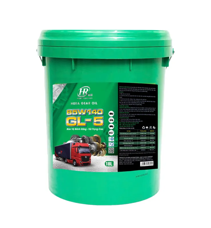 Sản phẩm HERA GEAR OIL 85W140 GL 5new — Công Ty Cổ Phần Hera Quốc Tế — MST 0107940542