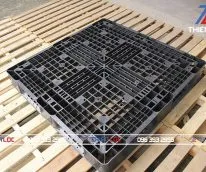 Sản phẩm pallet nhua han quoc black 1100x1100x150 1 206x172 — Công Ty TNHH Đầu Tư Và Thương Mại Thiên Lộc — MST 0107963356