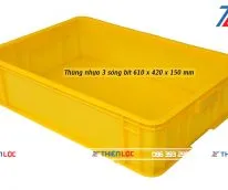 Sản phẩm thung nhua 3 song 6 bit 610x420x150 1 206x172 — Công Ty TNHH Đầu Tư Và Thương Mại Thiên Lộc — MST 0107963356