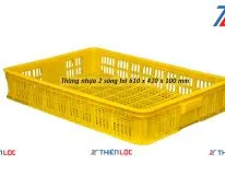 Sản phẩm thung nhua hai song ho 610x420x100 206x172 — Công Ty TNHH Đầu Tư Và Thương Mại Thiên Lộc — MST 0107963356