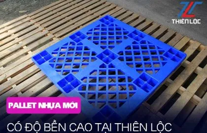Sản phẩm pallet nhua moi co do ben cao 420x270 — Công Ty TNHH Đầu Tư Và Thương Mại Thiên Lộc — MST 0107963356