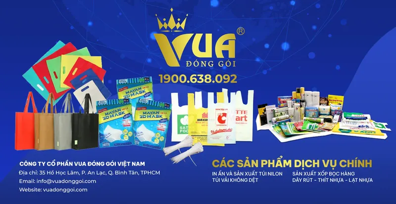 Sản phẩm cac san pham vua dong goi — Công Ty Cổ Phần Vua Đóng Gói Việt Nam — MST 0107971043
