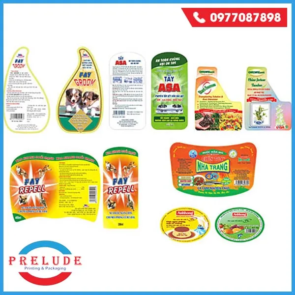 Sản phẩm in decal — Bao Bì Giấy Prelude Việt Nam - Công Ty TNHH In ấn Prelude Việt Nam — MST 0107974365